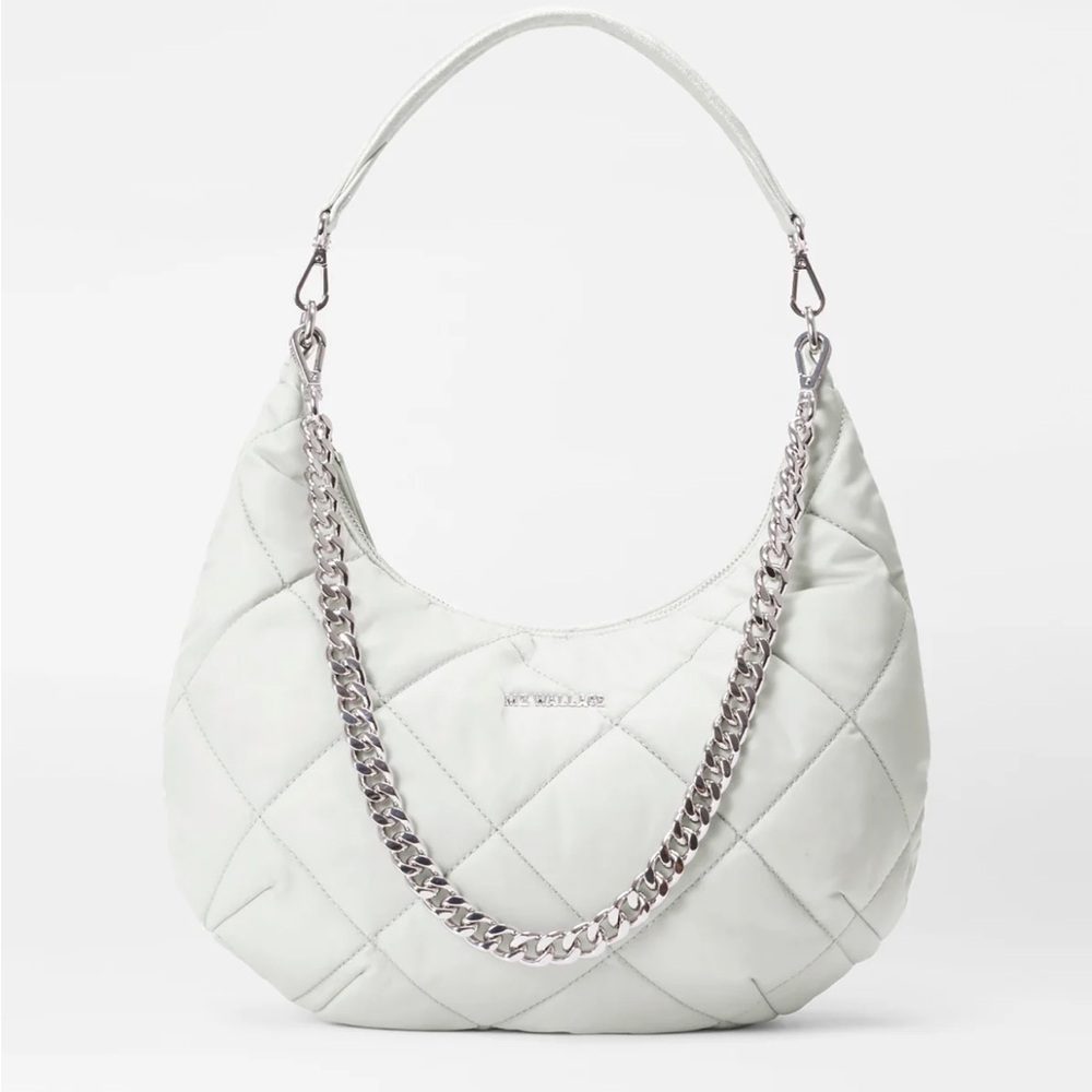 MZ Wallace Madison shoulder bag in Frost